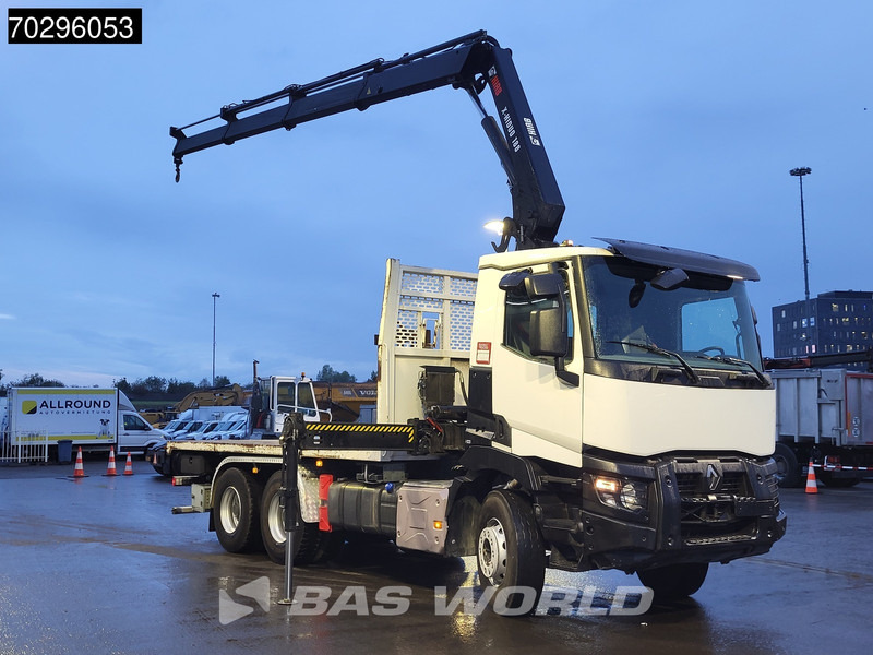 Renault C 430 6X4 HIAB 188 ES-3 X-HIDUO Crane Retarder Steelsuspension Big-Axle Euro 6 - شاحنات مسطحة, شاحنة كرين: صور 3 Renault C 430 6X4 HIAB 188 ES-3 X-HIDUO Crane Retarder Steelsuspension Big-Axle Euro 6 - شاحنات مسطحة, شاحنة كرين: صور 3