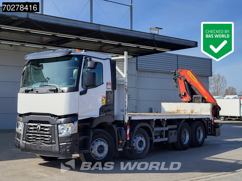 Renault C 430 8X4 Palfinger PK33002EH Euro 6 Big Axle - شاحنات مسطحة, شاحنة كرين: صور 2 Renault C 430 8X4 Palfinger PK33002EH Euro 6 Big Axle - شاحنات مسطحة, شاحنة كرين: صور 2