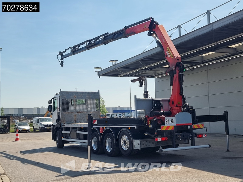 Renault C 480 8X4 Palfinger 24.001 SLD5 Kran Crane Lift-Lenkachse Euro 6 - شاحنات مسطحة, شاحنة كرين: صور 2 Renault C 480 8X4 Palfinger 24.001 SLD5 Kran Crane Lift-Lenkachse Euro 6 - شاحنات مسطحة, شاحنة كرين: صور 2