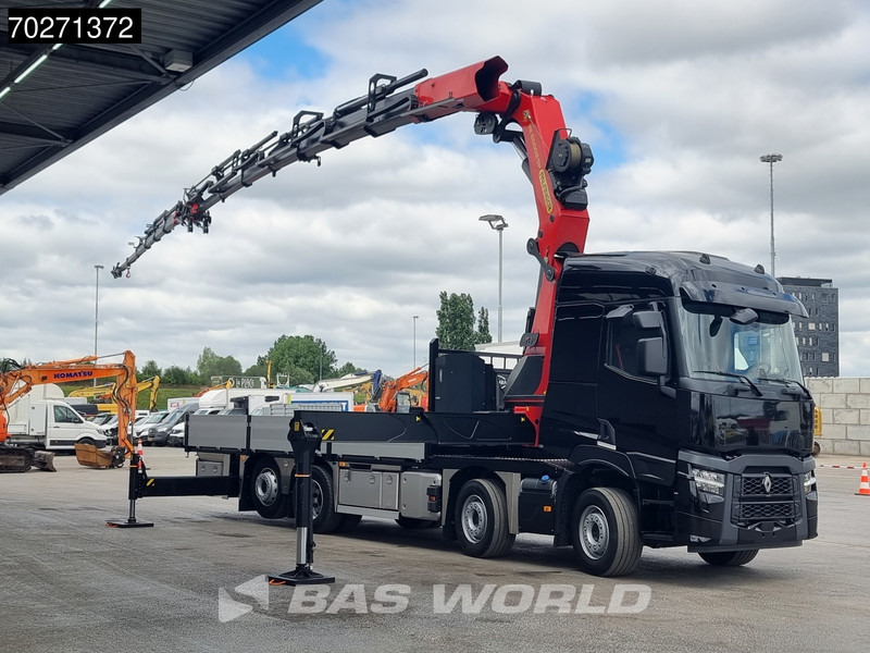 Renault C 520 8X2 Palfinger PK65002 SH Crane Jib Winch Lift+steering Axle Euro 6 - شاحنات مسطحة, شاحنة كرين: صور 3 Renault C 520 8X2 Palfinger PK65002 SH Crane Jib Winch Lift+steering Axle Euro 6 - شاحنات مسطحة, شاحنة كرين: صور 3