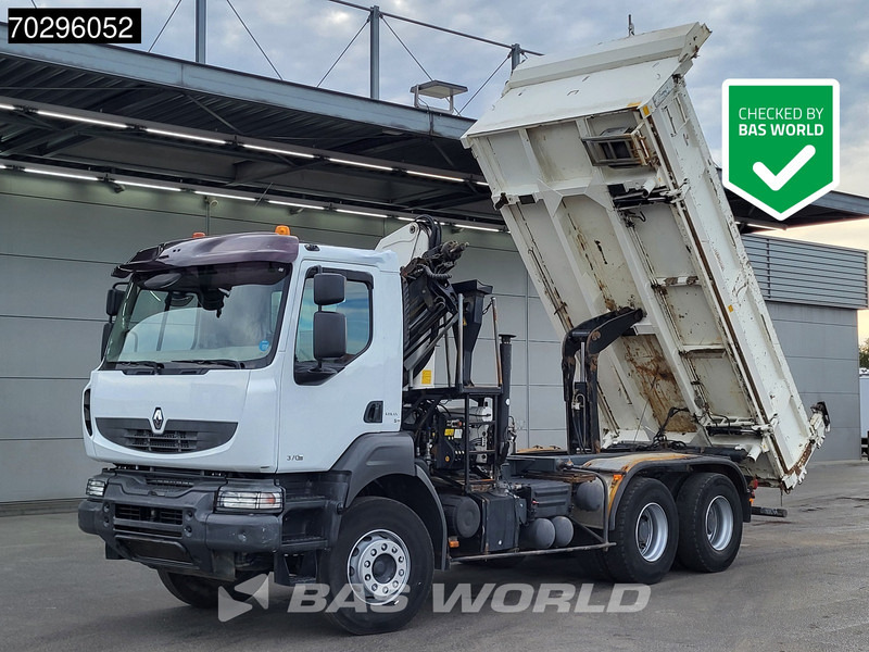 Renault Kerax 370 6X4 Palfinger PK15500 Crane Kran 2-side Tipper Retarder Manual Euro 4 - قلابات, شاحنة كرين: صور 1 Renault Kerax 370 6X4 Palfinger PK15500 Crane Kran 2-side Tipper Retarder Manual Euro 4 - قلابات, شاحنة كرين: صور 1