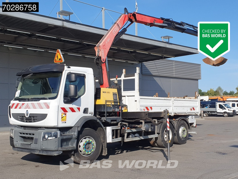 Renault Premium 380 Premium 6X2 Fassi F150A23 Crane Remote Tipper Manual Euro 5 - قلابات, شاحنة كرين: صور 1 Renault Premium 380 Premium 6X2 Fassi F150A23 Crane Remote Tipper Manual Euro 5 - قلابات, شاحنة كرين: صور 1