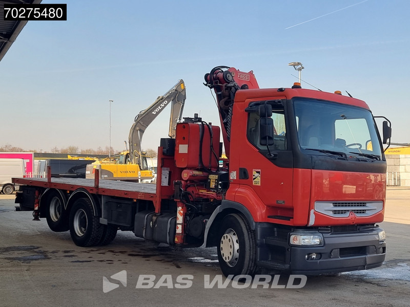 شاحنات مسطحة, شاحنة كرين Renault Premium 420 6X2 Fassi F450AXP.22 Kran Crane Lift-axle Manual Euro 3: صور 14