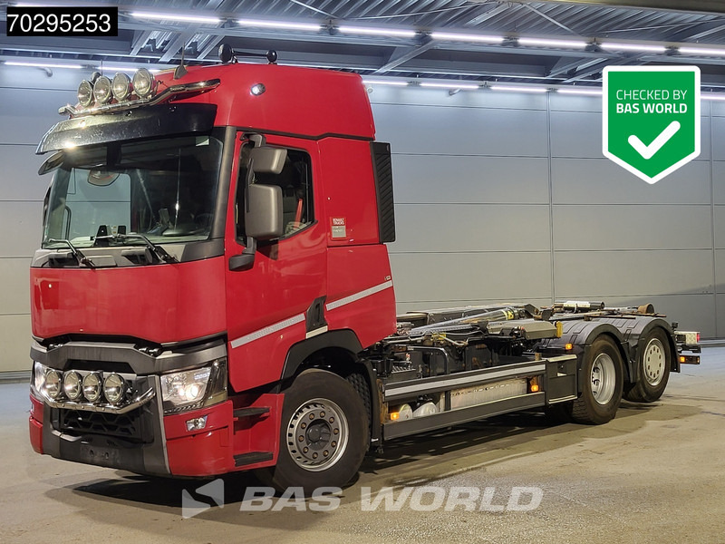 Renault T 520 6X2 21Ton Meiller RS 21.70 Retarder Lift+Steering-Axle Automatic ACC Euro 6 - شاحنة ذات الخطاف: صور 1 Renault T 520 6X2 21Ton Meiller RS 21.70 Retarder Lift+Steering-Axle Automatic ACC Euro 6 - شاحنة ذات الخطاف: صور 1