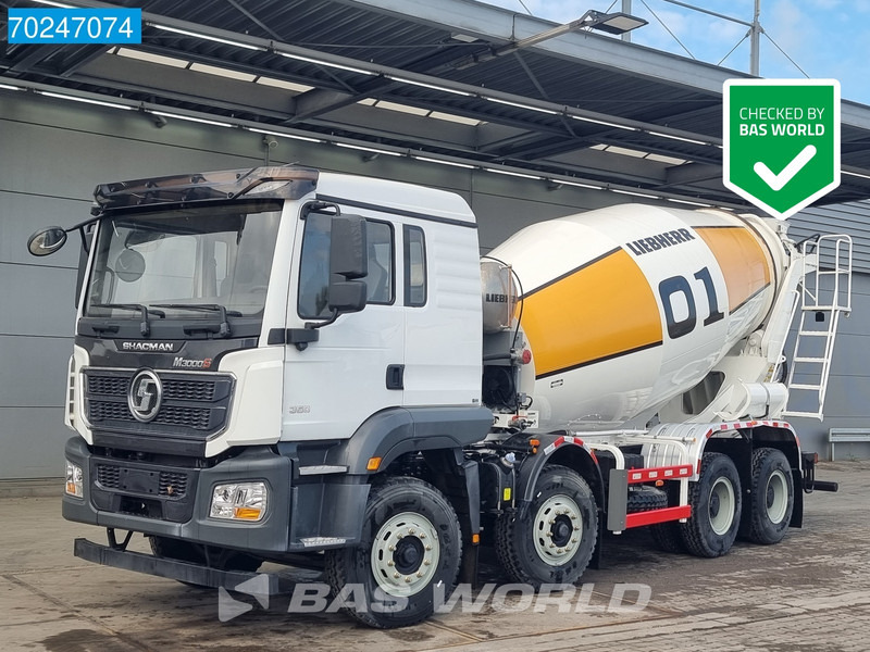 SHACMAN M3000 S 8X4 NEW! 8m3 Liebherr Mixer Big-Axle Steelsuspension - شاحنة خلاطة خرسانة: صور 1 SHACMAN M3000 S 8X4 NEW! 8m3 Liebherr Mixer Big-Axle Steelsuspension - شاحنة خلاطة خرسانة: صور 1