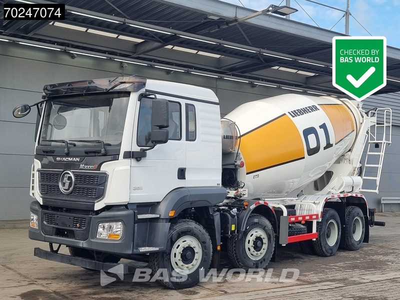 SHACMAN M3000 S 8X4 NEW! 8m3 Liebherr Mixer Big-Axle Steelsuspension - شاحنة خلاطة خرسانة: صور 1 SHACMAN M3000 S 8X4 NEW! 8m3 Liebherr Mixer Big-Axle Steelsuspension - شاحنة خلاطة خرسانة: صور 1
