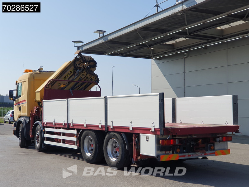 شاحنات مسطحة, شاحنة كرين Scania 124G 470 8X4 Palfinger PK45000 C4 Crane Kran Fly-Jib Manual Steering Axle Euro 3: صور 11