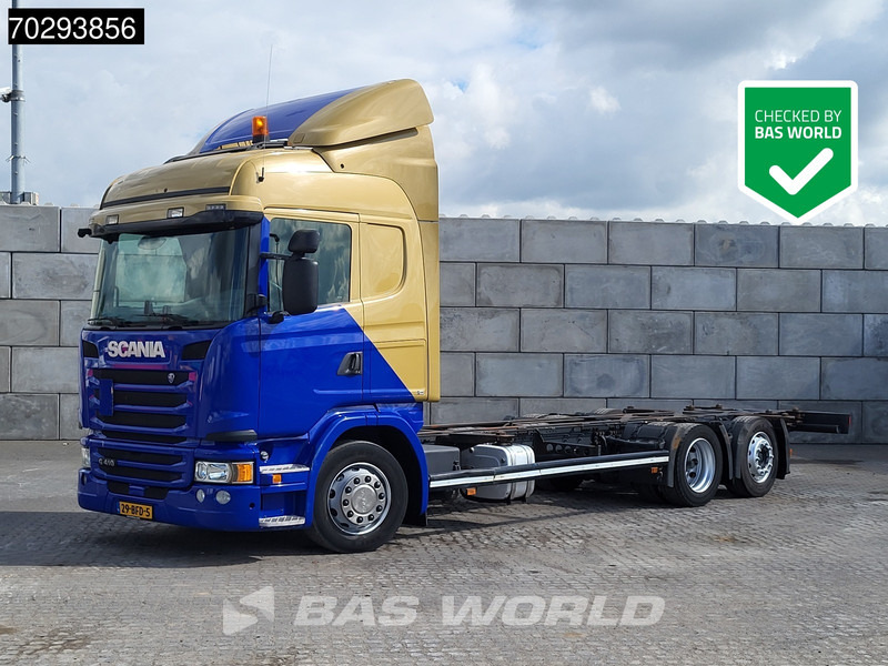 Scania G410 6X2 NL-Truck Retarder Hydarulic ACC Euro 6 - شاحنات الحاويات / جسم علوي قابل للتغيير شاحنة: صور 1 Scania G410 6X2 NL-Truck Retarder Hydarulic ACC Euro 6 - شاحنات الحاويات / جسم علوي قابل للتغيير شاحنة: صور 1