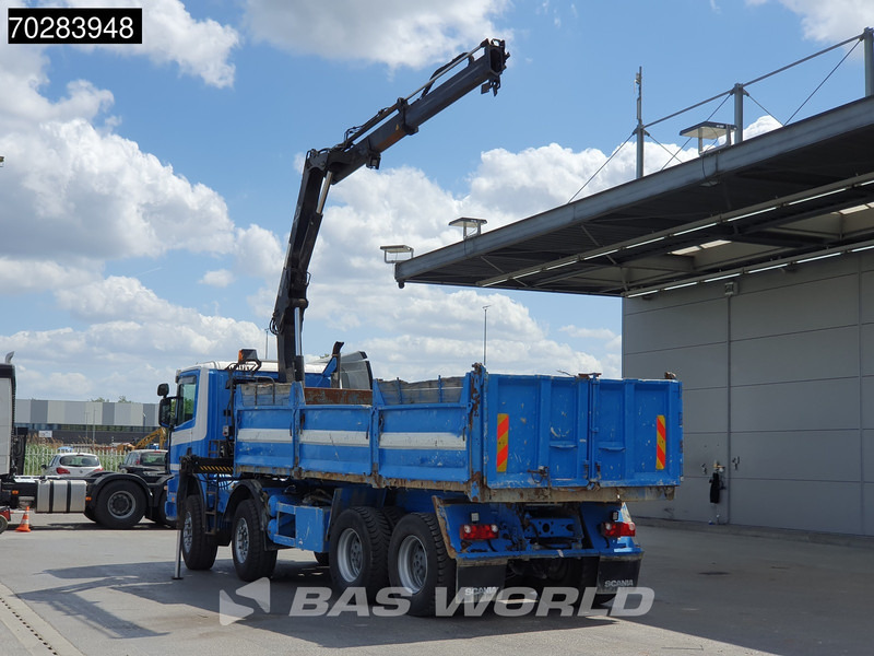 Scania G420 8X4 15m3 tipper Hiab 144 Crane Steelsuspension Manual Big-Axle Euro 3 - قلابات, شاحنة كرين: صور 2 Scania G420 8X4 15m3 tipper Hiab 144 Crane Steelsuspension Manual Big-Axle Euro 3 - قلابات, شاحنة كرين: صور 2
