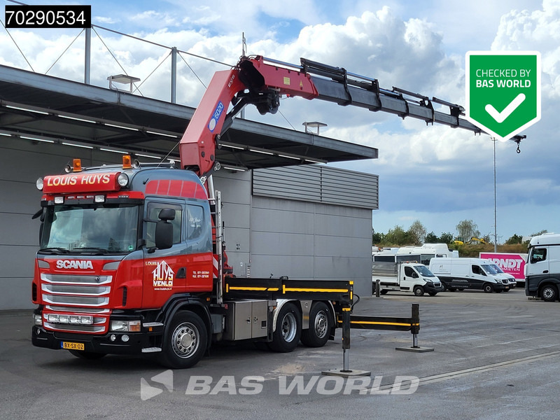 Scania G440 6X2 NL Crane Truck HMF 6020 K8 Kran Winch Retarder Lift-Steering Axle - شاحنة جرار: صور 1 Scania G440 6X2 NL Crane Truck HMF 6020 K8 Kran Winch Retarder Lift-Steering Axle - شاحنة جرار: صور 1