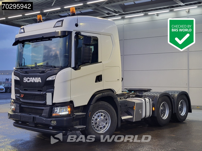 Scania G450 G 6X4 Big-Axle Retarder Hydraulik ACC Navi Euro 6 - شاحنة جرار: صور 1 Scania G450 G 6X4 Big-Axle Retarder Hydraulik ACC Navi Euro 6 - شاحنة جرار: صور 1
