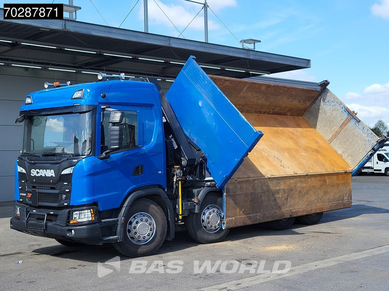 Scania G500 8X4 Hiab X-HIDUO 228 E-3 Crane Retarder Big-Axle Josset Menguy Tipper 14m3 Euro 6 - قلابات, شاحنة كرين: صور 3 Scania G500 8X4 Hiab X-HIDUO 228 E-3 Crane Retarder Big-Axle Josset Menguy Tipper 14m3 Euro 6 - قلابات, شاحنة كرين: صور 3