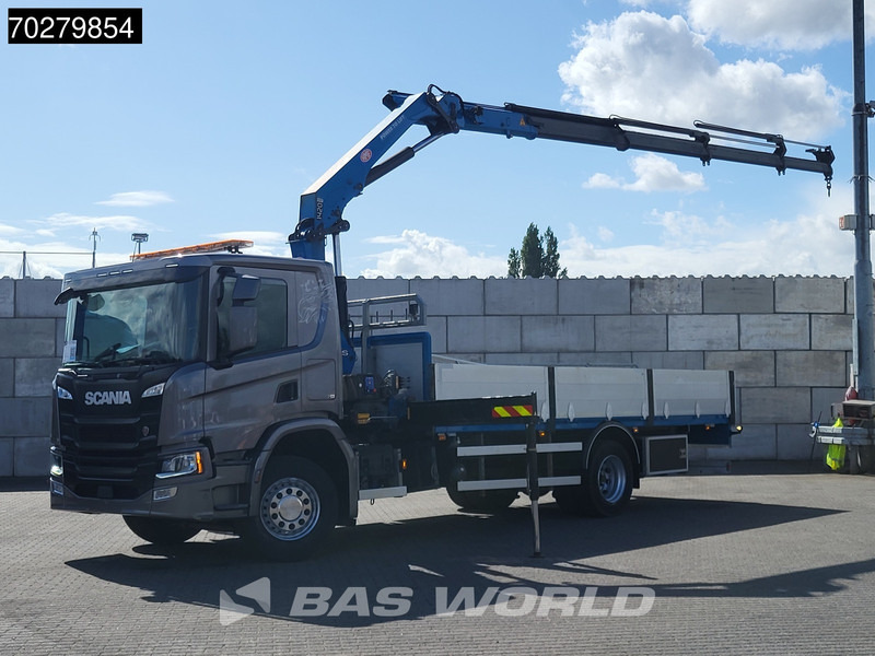 Scania P280 4X2 HMF 1420K-RC Kran Crane Automatic Euro 6 - شاحنات مسطحة, شاحنة كرين: صور 1 Scania P280 4X2 HMF 1420K-RC Kran Crane Automatic Euro 6 - شاحنات مسطحة, شاحنة كرين: صور 1