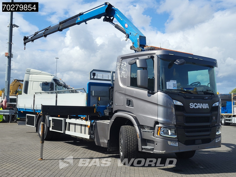 Scania P280 4X2 HMF 1420K-RC Kran Crane Automatic Euro 6 - شاحنات مسطحة, شاحنة كرين: صور 3 Scania P280 4X2 HMF 1420K-RC Kran Crane Automatic Euro 6 - شاحنات مسطحة, شاحنة كرين: صور 3