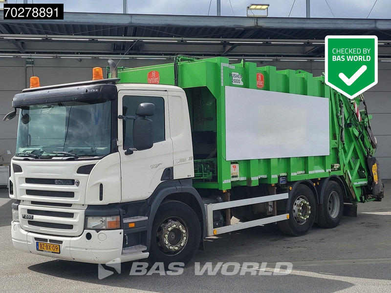 Scania P280 6X2 NL-Truck MOL Pusher 2000 Lift-Lenkachse Euro 5 - شاحنة القمامة: صور 1 Scania P280 6X2 NL-Truck MOL Pusher 2000 Lift-Lenkachse Euro 5 - شاحنة القمامة: صور 1