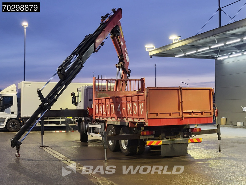 Scania P340 6X4 HMF 4220 K6 Crane Winch Tipper Full Steel Manual Gearbox - قلابات, شاحنة كرين: صور 5 Scania P340 6X4 HMF 4220 K6 Crane Winch Tipper Full Steel Manual Gearbox - قلابات, شاحنة كرين: صور 5