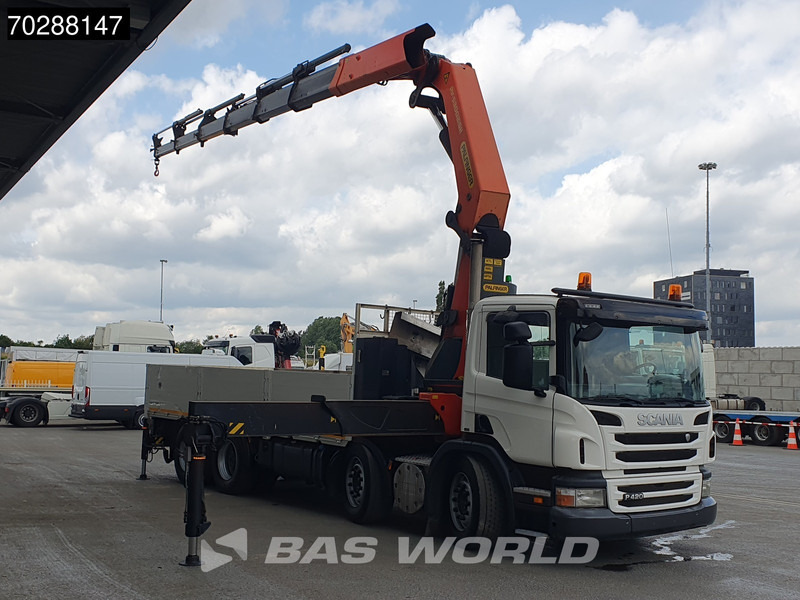 Scania P420 8X4 Palfinger PK 53002-SH Crane Lift+steering Manual Big-Axle Euro 5 - شاحنات مسطحة, شاحنة كرين: صور 3 Scania P420 8X4 Palfinger PK 53002-SH Crane Lift+steering Manual Big-Axle Euro 5 - شاحنات مسطحة, شاحنة كرين: صور 3