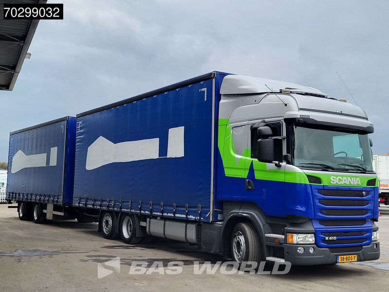 Scania R410 R 6X2 NL-Combi Curtainsides Lift+steering axle Automatic Euro 6 - شاحنة ستارة: صور 3 Scania R410 R 6X2 NL-Combi Curtainsides Lift+steering axle Automatic Euro 6 - شاحنة ستارة: صور 3