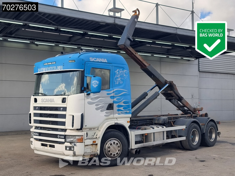 Scania R480 6X2 20tons Multilift LBS 20-570 Retarder Manual Euro 3 - شاحنة ذات الخطاف: صور 1 Scania R480 6X2 20tons Multilift LBS 20-570 Retarder Manual Euro 3 - شاحنة ذات الخطاف: صور 1