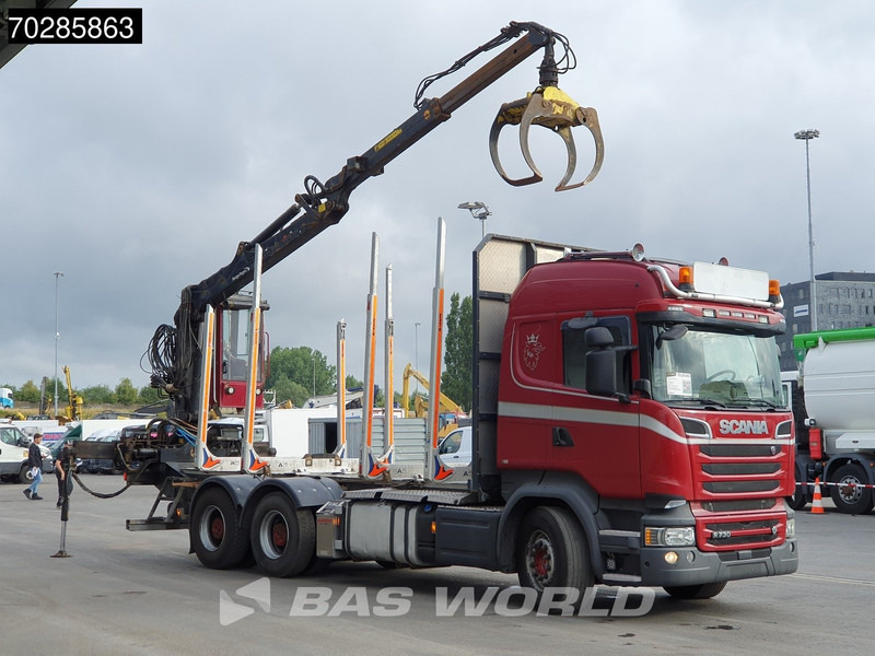 Scania R730 R 6X4 HIAB F108S 79 Crane Retarder Xenon BigAxle Loglift Automatic ACC Euro 6 - شاحنة قطع الأشجار, شاحنة كرين: صور 3 Scania R730 R 6X4 HIAB F108S 79 Crane Retarder Xenon BigAxle Loglift Automatic ACC Euro 6 - شاحنة قطع الأشجار, شاحنة كرين: صور 3
