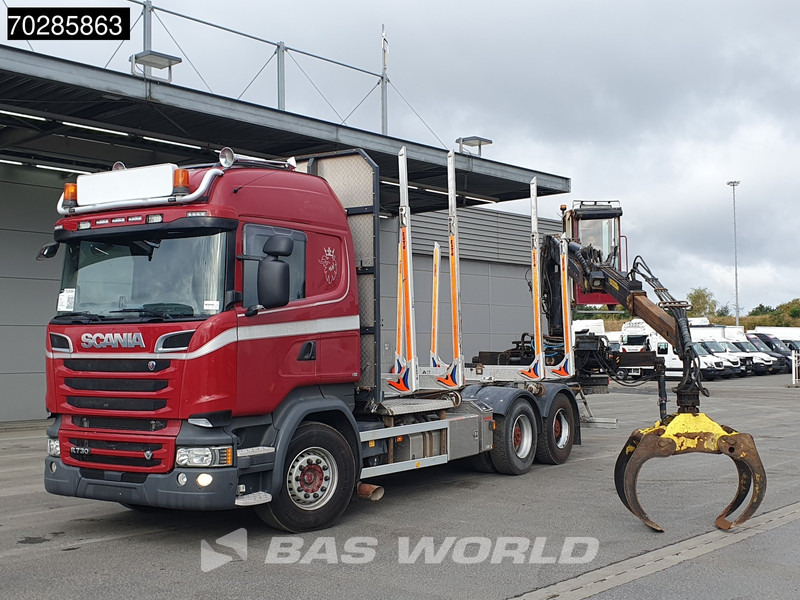 Scania R730 R 6X4 HIAB F108S 79 Crane Retarder Xenon BigAxle Loglift Automatic ACC Euro 6 - شاحنة قطع الأشجار, شاحنة كرين: صور 5 Scania R730 R 6X4 HIAB F108S 79 Crane Retarder Xenon BigAxle Loglift Automatic ACC Euro 6 - شاحنة قطع الأشجار, شاحنة كرين: صور 5