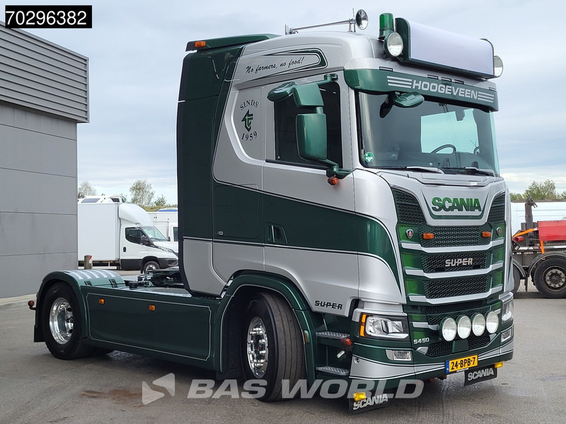 شاحنة جرار Scania S450 S 4X2 NL-Truck Full-Air Retarder Alcoa's Leder ACC LED: صور 15