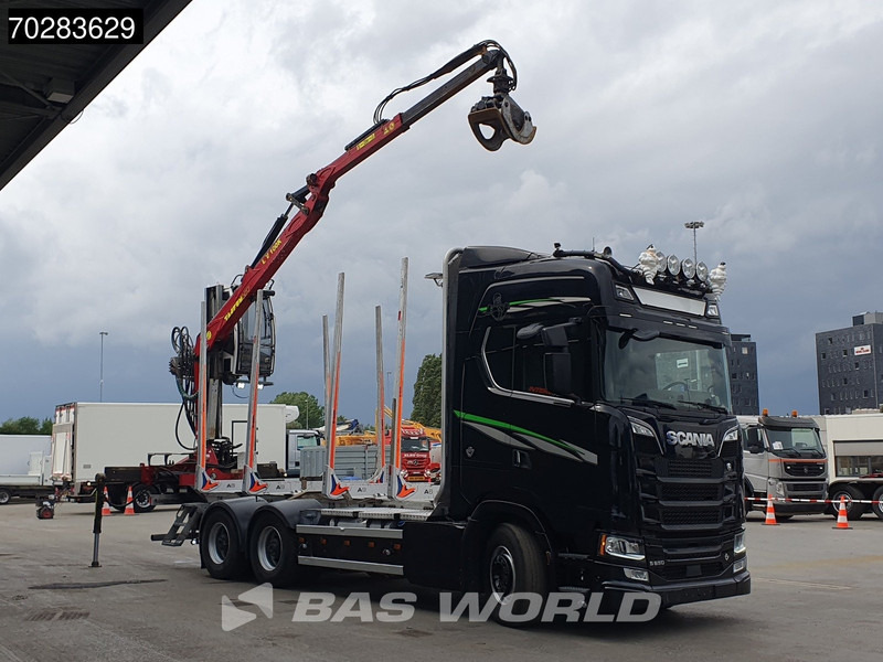 Scania S650 S 6X4 Tajfun LIV100K Kran Holztransport Retarder 3-Pedals Euro 6 - شاحنة قطع الأشجار, شاحنة كرين: صور 3 Scania S650 S 6X4 Tajfun LIV100K Kran Holztransport Retarder 3-Pedals Euro 6 - شاحنة قطع الأشجار, شاحنة كرين: صور 3