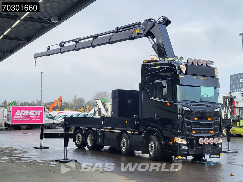 Scania S660 8X2 HMF 9520OK-RCS Crane Kran Fifth wheel Full Air Lift+steering axle - شاحنة جرار: صور 3 Scania S660 8X2 HMF 9520OK-RCS Crane Kran Fifth wheel Full Air Lift+steering axle - شاحنة جرار: صور 3