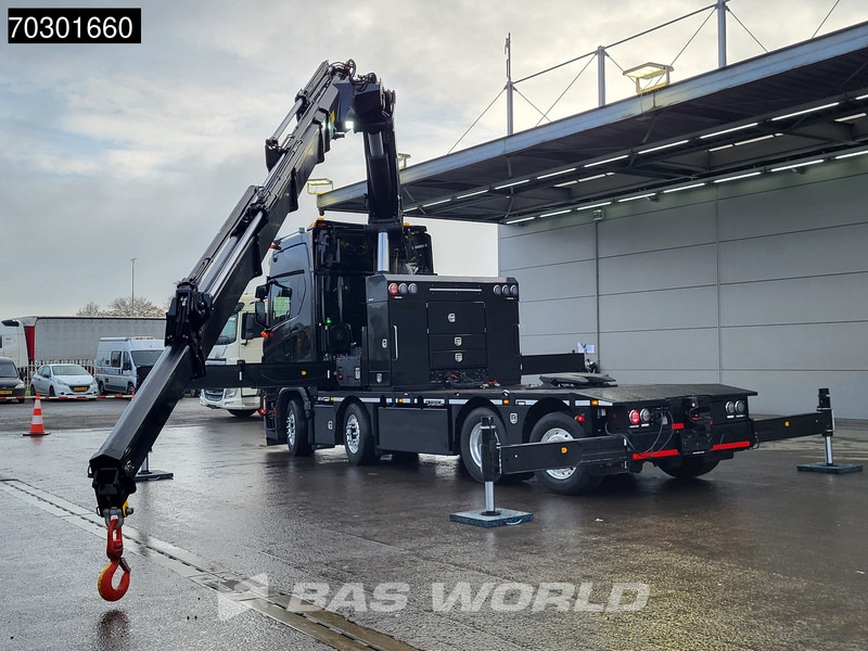 Scania S660 8X2 HMF 9520OK-RCS Crane Kran Fifth wheel Full Air Lift+steering axle - شاحنة جرار: صور 5 Scania S660 8X2 HMF 9520OK-RCS Crane Kran Fifth wheel Full Air Lift+steering axle - شاحنة جرار: صور 5