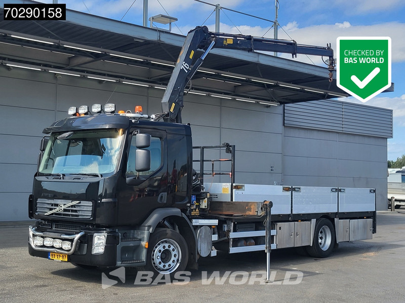 Volvo FE 240 4X2 HMF 760 K2 Kran Crane Remote control Manual Euro 5 - شاحنات مسطحة, شاحنة كرين: صور 1 Volvo FE 240 4X2 HMF 760 K2 Kran Crane Remote control Manual Euro 5 - شاحنات مسطحة, شاحنة كرين: صور 1