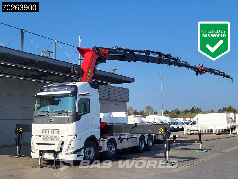 Volvo FH 500 8X2 Palfinger PK110002 SH Crane + Fly-Jib Winch VEB+ Euro 6 - شاحنات مسطحة, شاحنة كرين: صور 1 Volvo FH 500 8X2 Palfinger PK110002 SH Crane + Fly-Jib Winch VEB+ Euro 6 - شاحنات مسطحة, شاحنة كرين: صور 1