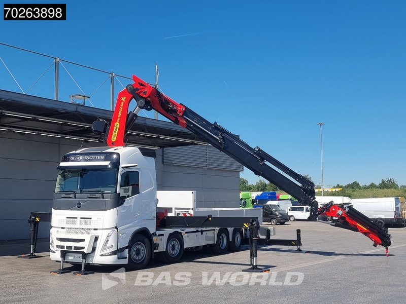 Volvo FH 500 8X2 Palfinger PK92002 SH JIB Kran Lift-Lenkachse Navi Euro 6 - شاحنات مسطحة, شاحنة كرين: صور 5 Volvo FH 500 8X2 Palfinger PK92002 SH JIB Kran Lift-Lenkachse Navi Euro 6 - شاحنات مسطحة, شاحنة كرين: صور 5