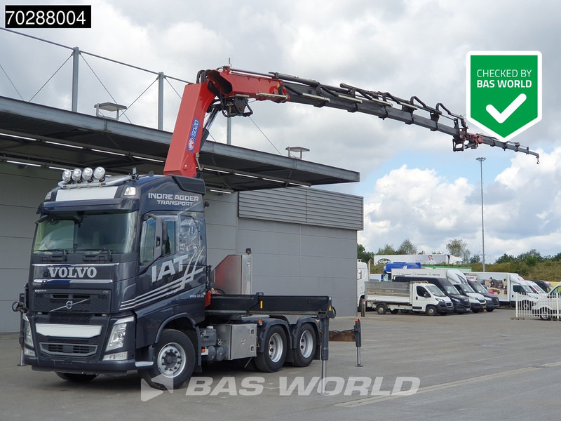 Volvo FH 540 FH 6X4 HMF 5020-K6 Crane FJ1000-K5 Jib Retarder Lift-Axle Xenon Dynamic Steering Euro 6 - شاحنة جرار: صور 1 Volvo FH 540 FH 6X4 HMF 5020-K6 Crane FJ1000-K5 Jib Retarder Lift-Axle Xenon Dynamic Steering Euro 6 - شاحنة جرار: صور 1