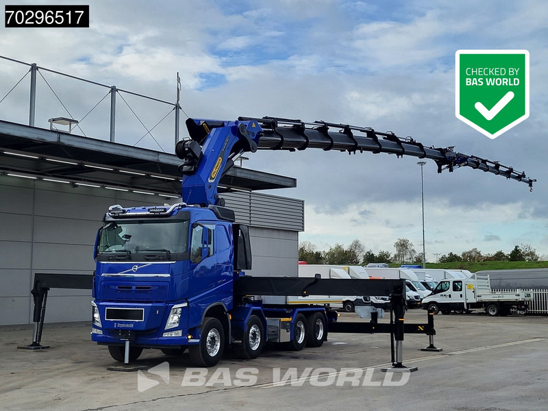 Volvo FH 540 FH 8X4 Palfinger PK165.002 TEC G Fly-Jib Winch Big-Axle VEB+ Euro 6 - شاحنات مسطحة, شاحنة كرين: صور 1 Volvo FH 540 FH 8X4 Palfinger PK165.002 TEC G Fly-Jib Winch Big-Axle VEB+ Euro 6 - شاحنات مسطحة, شاحنة كرين: صور 1