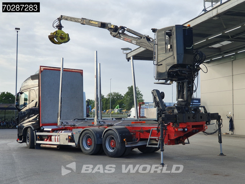 Volvo FH16 750 FH16 6X4 HIAB E96S 79 Crane Retarder Dynamic-Steering Euro 6 - شاحنة قطع الأشجار, شاحنة كرين: صور 2 Volvo FH16 750 FH16 6X4 HIAB E96S 79 Crane Retarder Dynamic-Steering Euro 6 - شاحنة قطع الأشجار, شاحنة كرين: صور 2