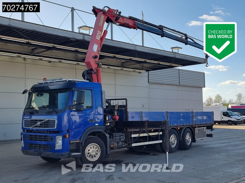 Volvo FM 330 6X2 HMF 1820 K3 Kran Crane Lift+Steering Axle Xenon Euro 5 - شاحنات مسطحة, شاحنة كرين: صور 1 Volvo FM 330 6X2 HMF 1820 K3 Kran Crane Lift+Steering Axle Xenon Euro 5 - شاحنات مسطحة, شاحنة كرين: صور 1