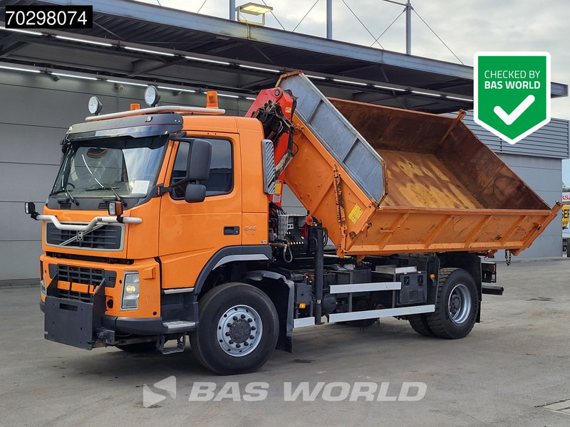 Volvo FM 340 FM 4X4 4x4 Crane Palfinger PK10501 Tipper Big-Axle Full Steel - قلابات, شاحنة كرين: صور 1 Volvo FM 340 FM 4X4 4x4 Crane Palfinger PK10501 Tipper Big-Axle Full Steel - قلابات, شاحنة كرين: صور 1
