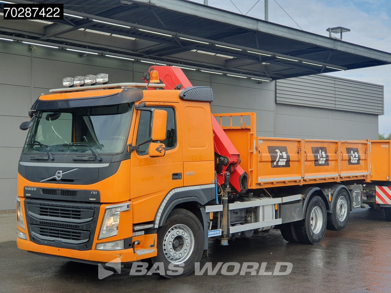 Volvo FM 420 6X2 HMF 2120 K 4 Crane Lift+lenkasche Euro 6 - قلابات, شاحنة كرين: صور 3 Volvo FM 420 6X2 HMF 2120 K 4 Crane Lift+lenkasche Euro 6 - قلابات, شاحنة كرين: صور 3