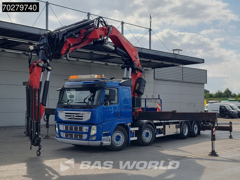 Volvo FM 450 8X2 FASSI 100 Ton/Meter Crane Kran 7 + 6 Jib Lift+steering Axle Euro 5 - شاحنات مسطحة, شاحنة كرين: صور 5 Volvo FM 450 8X2 FASSI 100 Ton/Meter Crane Kran 7 + 6 Jib Lift+steering Axle Euro 5 - شاحنات مسطحة, شاحنة كرين: صور 5