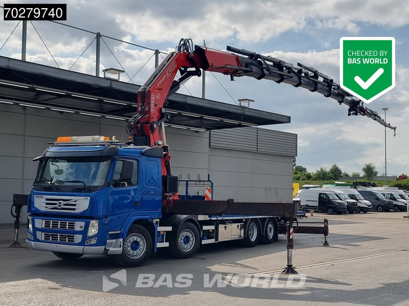 Volvo FM 450 8X2 FASSI 100 Ton/Meter Crane Kran 7 + 6 Jib Lift+steering Axle Euro 5 - شاحنات مسطحة, شاحنة كرين: صور 1 Volvo FM 450 8X2 FASSI 100 Ton/Meter Crane Kran 7 + 6 Jib Lift+steering Axle Euro 5 - شاحنات مسطحة, شاحنة كرين: صور 1