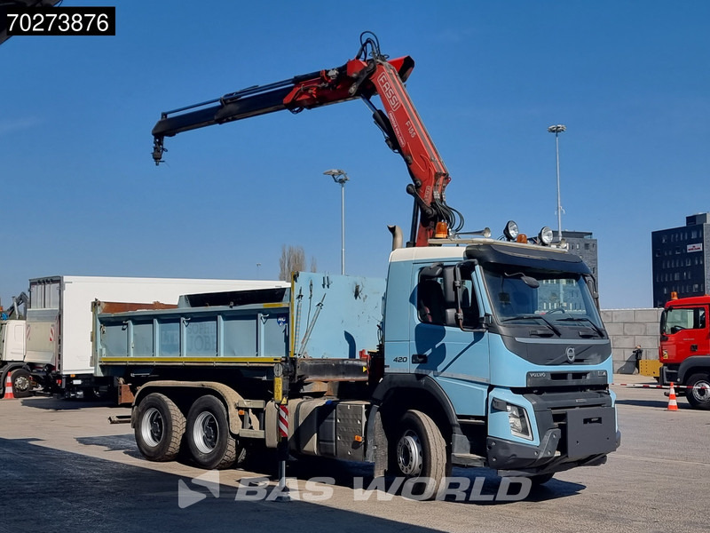 Volvo FMX 420 6X4 Fassi F155A.2.22 Crane 9m3 Big-Axle Automatic Euro 5 - قلابات, شاحنة كرين: صور 2 Volvo FMX 420 6X4 Fassi F155A.2.22 Crane 9m3 Big-Axle Automatic Euro 5 - قلابات, شاحنة كرين: صور 2