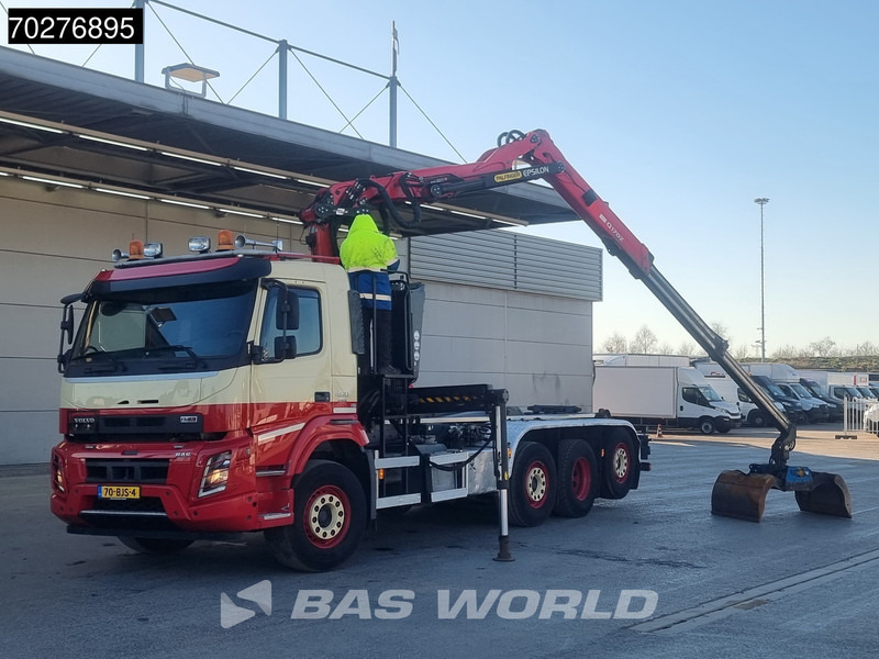 Volvo FMX 460 8X2 NL-Truck Palfinger Epsilon Q170Z Kran VEB+ lift+lenkasche Euro 6 - شاحنة ذات الخطاف, شاحنة كرين: صور 3 Volvo FMX 460 8X2 NL-Truck Palfinger Epsilon Q170Z Kran VEB+ lift+lenkasche Euro 6 - شاحنة ذات الخطاف, شاحنة كرين: صور 3