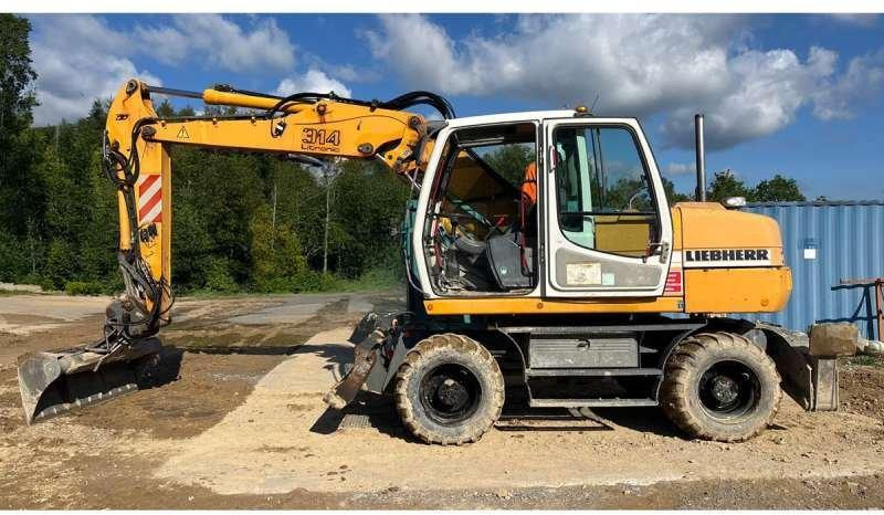 Liebherr A314 Litronic - حفارة على عجلات: صور 1 Liebherr A314 Litronic - حفارة على عجلات: صور 1