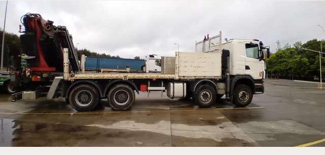 Scania G480 8X4 GRUE FASSI - شاحنات مسطحة: صور 4 Scania G480 8X4 GRUE FASSI - شاحنات مسطحة: صور 4