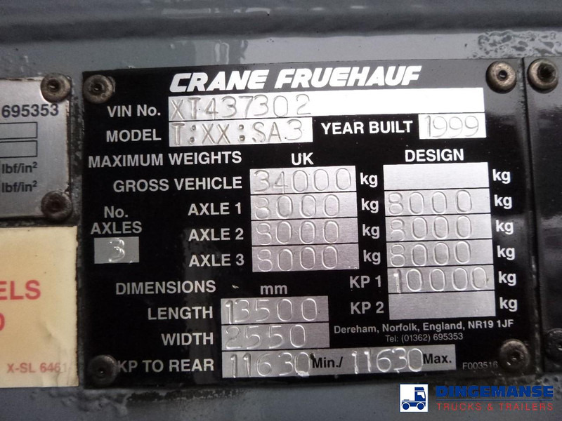 نصف مقطورة صهريج Benalu Powder tank alu 58 m3 (tipping): صور 9 نصف مقطورة صهريج Benalu Powder tank alu 58 m3 (tipping): صور 9