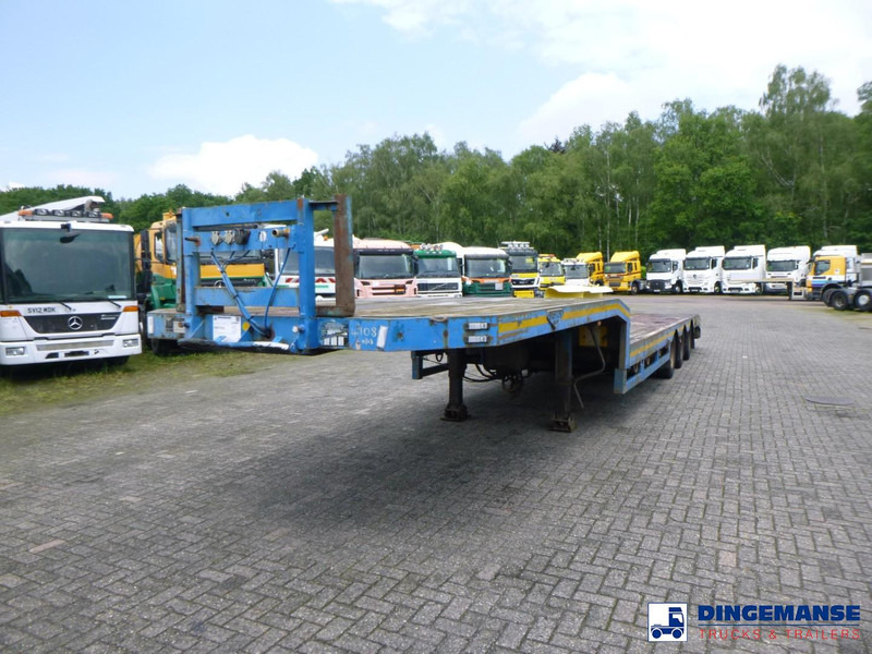 Broshuis 3-axle semi-lowbed trailer 45 t / extendable - عربة مسطحة منخفضة نصف مقطورة: صور 1 Broshuis 3-axle semi-lowbed trailer 45 t / extendable - عربة مسطحة منخفضة نصف مقطورة: صور 1