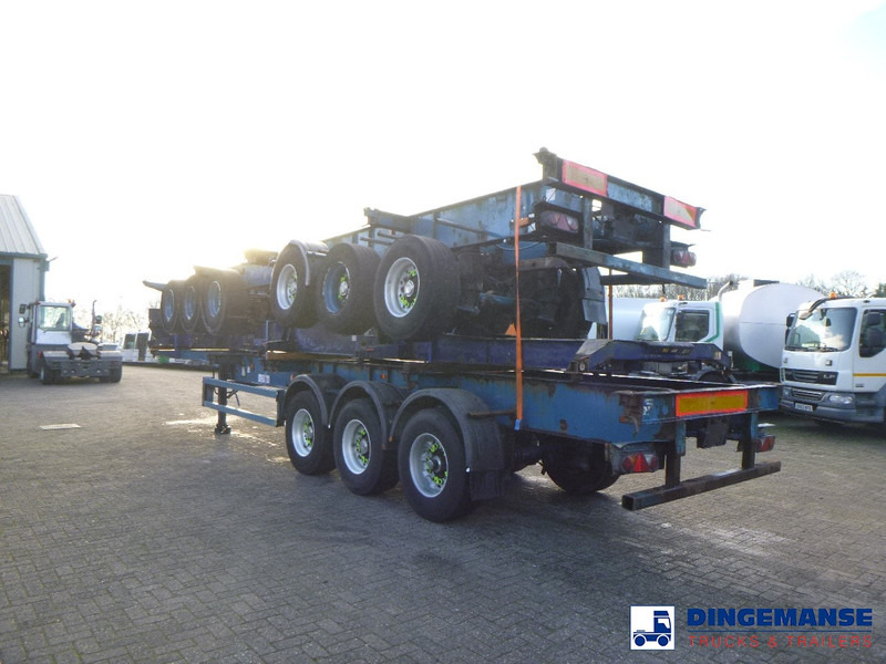 Crane Fruehauf Stack - 3 x container trailer 20-20-30-40 ft - شاحنات الحاويات / جسم علوي قابل للتغيير نصف مقطورة: صور 3 Crane Fruehauf Stack - 3 x container trailer 20-20-30-40 ft - شاحنات الحاويات / جسم علوي قابل للتغيير نصف مقطورة: صور 3