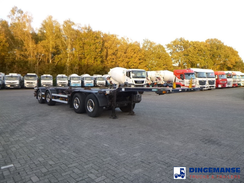 D-Tec 4-axle container combi trailer (2 + 2 axles) - شاحنات الحاويات / جسم علوي قابل للتغيير نصف مقطورة: صور 2 D-Tec 4-axle container combi trailer (2 + 2 axles) - شاحنات الحاويات / جسم علوي قابل للتغيير نصف مقطورة: صور 2