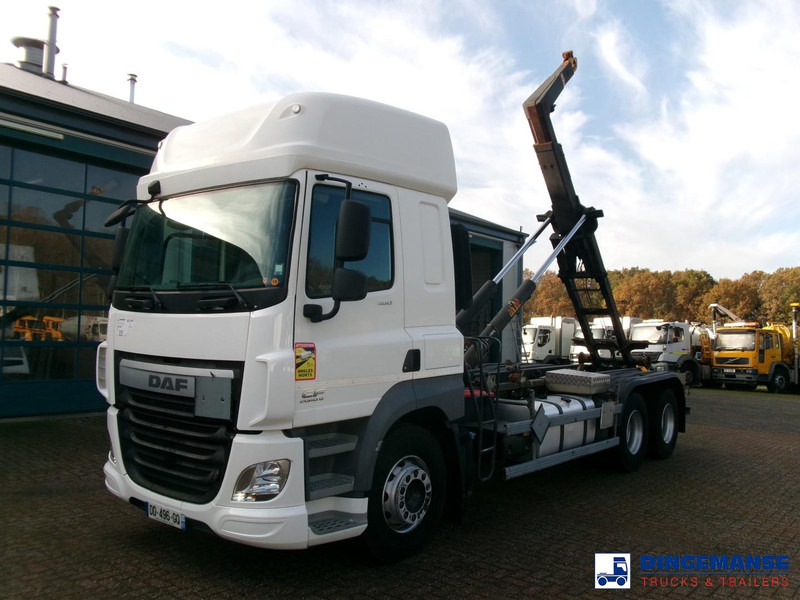 DAF CF 460 6x2 Euro 6 Hyva container hook 20 t - شاحنة ذات الخطاف: صور 1 DAF CF 460 6x2 Euro 6 Hyva container hook 20 t - شاحنة ذات الخطاف: صور 1