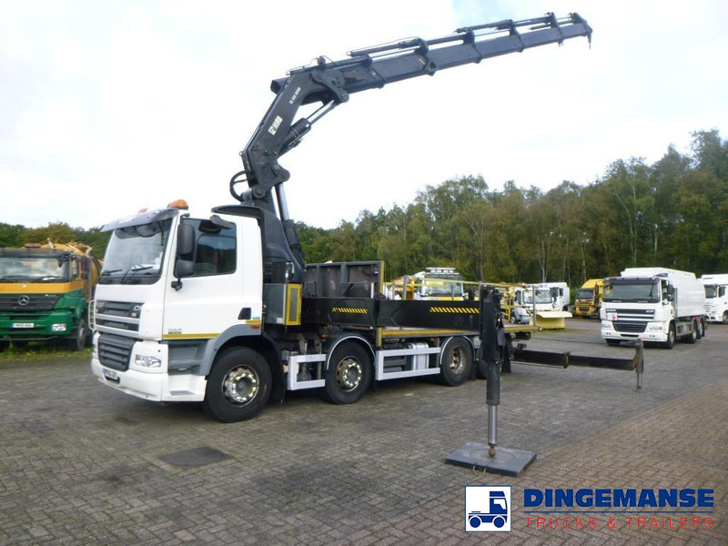 DAF CF 85.410 8X2 RHD + Hiab XS855 EP6 Hipro - شاحنة كرين: صور 1 DAF CF 85.410 8X2 RHD + Hiab XS855 EP6 Hipro - شاحنة كرين: صور 1
